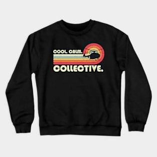 Cool Calm Collective Funny Helicopter Pilot Crewneck Sweatshirt